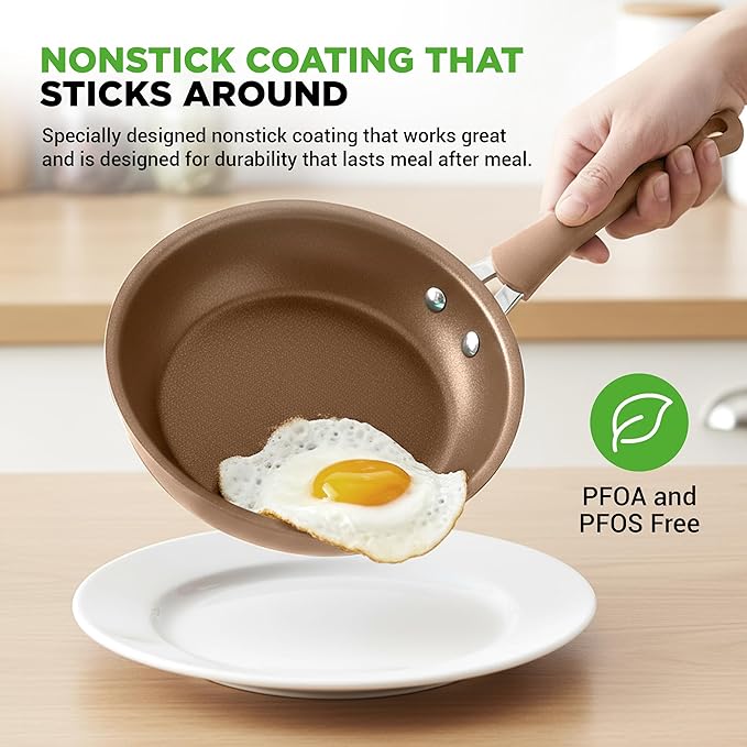 NutriChef 20-Piece Pots and Pans Set Non Stick – Induction Cookware Set, PFAS-Free Nonstick Cookware for All Cooktops, Includes Bakeware & Kitchen Utensils