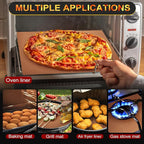2 Pack Oven Liners for Bottom of Oven, 17"x25" Heavy Duty Non-Stick Oven Liner Mat, Reusable Heat Resistant Grill & Baking Mat, BPA/PFOA Free Roaster Liners, Fits Electric, Gas, Toaster Ovens (Copper)