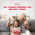 Kids Baking Kit by Baketivity + Highlights Magazine Booklet | Kindness Themed Baking Set for Kids | DIY Arts and Crafts Set | Heart Shaped Sprinkle Cookies | Kosher