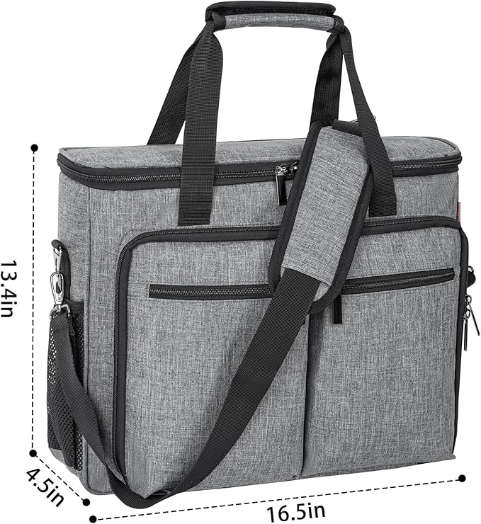 Bartender Bag, Bartender Kit Travel Bag for Cocktail Shaker Set, Portable Carrying Case with Compartments for Wine Bottles, for Travel Home Indoor Outdoor Party(Bag Without Tools)