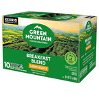 Green Mountain Coffee Roasters Breakfast Blend, Keurig Single Serve K-Cup Pods, Light Roast Coffee, 60 Count, (6 Packs of 10)
