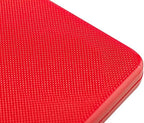 TrueCraftware- 18" X 12" X 1/2” Cutting Board for Kitchen Red Color Plastic- Color Coded Durable Kitchen Cutting Board Chopping Board Non Slip Cutting Mat for Meat Vegetables Dishwasher Safe