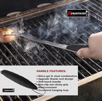 ROMANTICIST 4pcs Heavy Duty Grill Accessories for Top Chef - Professional Grill Tool Set & Basic BBQ Tools for Backyard Restaurant Outdoor Kitchen - Deluxe Grill Gift for Dad on Father’s Day Christmas