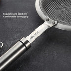 Stainless Steel Fine Mesh Strainers for Kitchen, Colander-Skimmer with Handle, Sieve Sifters for Food, Tea, Rice, Oil, Noodles, Fruits, Vegetable 4.73 inch
