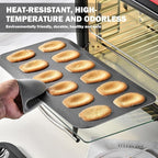 8pc Nonstick Madeleine Pan for Baking, 12-Cavity Shell Shape Cake and Cookie Mold Tray, Carbon Steel Cookie Molds, Send Goods from Local Warehouse (8 PC)