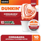 Dunkin' Bakery Series Cinnamon Coffee Roll Flavored Coffee, 10 Keurig K-Cup Pods