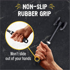 ﻿Checkered Chef Meat Tenderizer Tool, 2 Pack - Dishwasher Safe Metal Kitchen Mallet for Tenderizing Chicken, Beef, Pork & Nuts with Non-Slip Grip