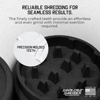 Santa Cruz Shredder Born to Shred Grinder for Herbs Knurled Top for Stronger Grip 2-Piece Medium 2.2