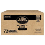 Green Mountain Coffee Roasters Breakfast Blend Single-Serve Keurig K-Cup Pods, Light Roast Coffee, 72 Count