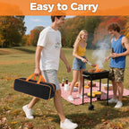 Grill Tool Storage Bag, 24" x 8" x 8" Large Capacity Grill Accessory Storage, 1680D Heavy-Duty Grill Utensil Storage, Accessories Storage Compatible with Blackstone (No Accessories)