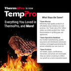 TempPro Digital Instant Read Meat Thermometer for Grilling Waterproof Kitchen Food Thermometer with Calibration Backlight Baking Bread Candy Thermometer Cooking Tools Utensils (Previously ThermoPro)