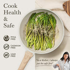 CAROTE Pots and Pans Set Nonstick, Cookware Set Induction Kitchen Cooking Set 26cs w/Frying Pans & Saucepans& Grill Pan