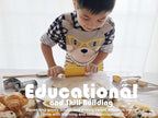 Kids Baking Set 35-Piece with Teddy Bear Apron, Kid Friendly Knives, Cookie Cutters, Rolling Pin, Cutting Board, Whisk, Real Silicone Kitchen Accessories for Cooking and More from Baker Buddy