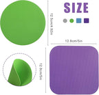 LUTER 4pcs Jar Opener, Rubber, Multi-function Silicone Bottle Opener for Seniors with Weak Hands Lid Cap Gripper Pads Kitchen Coasters Gadgets(Blue, Green, Gray, Purple)