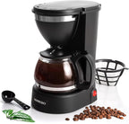 Mixpresso Drip Coffee Maker Coffee (6 Cups), Black