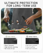 Syntus Apron for Men Women, Adjustable Cooking Kitchen Chef Aprons with 2 Pockets, Cotton/Polycotton/Polyester