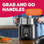 Instant Pot Pro (8 QT) 10-in-1 Pressure Cooker, Slow Cooker, Rice/Grain Cooker, Steamer, Sauté, Sous Vide, Yogurt Maker, Sterilizer, and Warmer, Includes App with Over 800 Recipes, Black