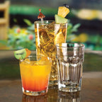 Libbey Gibraltar DuraTuff Rocks Glasses Set of 12, 10 Oz Durable, Restaurant Style Whiskey Glasses Set, Cocktail Drinking Cups for Hosting, Bar Service