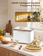 KBS 20-IN-1 Bread Maker with Custom Program, 650W Bread Machine with Nonstick Ceramic Pan & Stainless Steel Paddle, 2LB Bread Maker Machine, Polish Bread, Gluten-Free, Touch Panel, 15H Timer, 3 Colors
