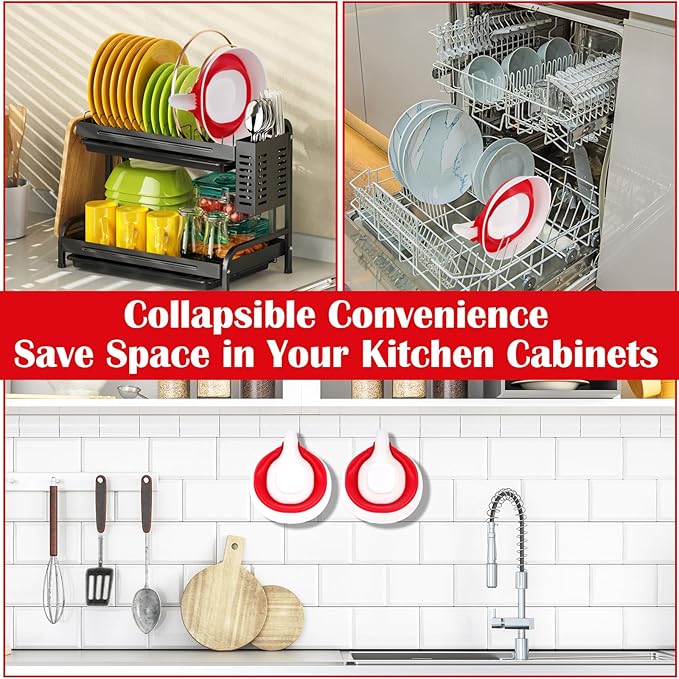 Collapsible Colander - Small Strainer Basket, Side-Drain Design, Dishwasher Safe Food Strainer for Pasta, Fruits, Vegetables
