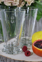 La Rochere Napoleon Bee Old Fashioned Tumbler Set of 6 – La Rochere Bee Glassware Sets – Fancy Glassware Drinking Glasses (11.5 oz)
