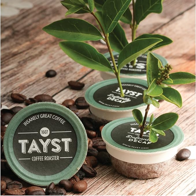 Tayst Coffee Pods, Vanilla Cream and Happy Hazelnut Medium Roast, K Cups Compatible with Keurig Coffee Maker, Sustainable Single Serve, Pack of 30