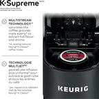 Keurig K-Supreme Coffee Maker, Single Serve K-Cup Pod Coffee Brewer, With MultiStream Technology, 66 Oz Dual-Position Reservoir