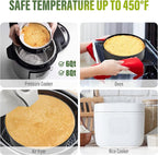 Vakoo 4+7+9 Inch Springform Pan - Nonstick, Leakproof Cheesecake Pan for Baking, Easy Release, No Parchment Paper Needed, Set of 3