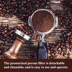 2 Pack 51mm Stainless Steel Coffee Filter Basket, Espresso Portafilter Machine Parts Compatible with CASABREWS, Gevi (2, Two Cups)