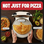 PIEZANO Crispy Crust Pizza Oven by Granitestone – 12 Inch Electric Pizza Oven Indoor Countertop Maker with Ceramic Stone Heats up to 800˚F for Delicious Stone Baked Pizzeria Style Pizza at Home