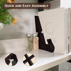 Yuoyar Wooden Cookbook Stand for Kitchen Counter - Detachable Recipe Book Holder - Kitchen Decor and Accessories