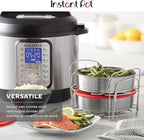 Instant Pot Official 8-Piece Cook/Bake Set, Versatile and Durable, Compatible with 6-Quart and 8-Quart Cookers, Red, Excellent for Cooking, Baking, Storing, and Reheating, BPA-Free and Heat Resistant