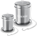 House Again Tea Infuser (2 Pack, Large + Small), Extra Fine Mesh Tea Strainers for Loose Tea, 18/8 Stainless Steel Tea Strainer with Extended Chain Hook, Tea Steeper