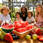 2-in-1 Stainless Steel Fruit Cutter, 2026 New Upgrade Dual Head Watermelon Fork Slicer Cutter Tool, Summer Watermelon Fruit Cutting Home Kitchen Gadgets (1PCS)