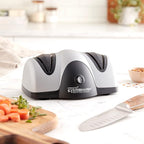 Presto 08800 EverSharp Electric Knife Sharpener,2-Stage System,Silver/Black,(Pack of 4)