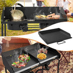Flat Top Griddle for Camp Chef Professional Pro 60x, Expedition 2X, Yukon, Pioneer 14, Explorer, Outdoorsman, Accessories for Camp Chef Griddle 14" Cooking Systems & Sidekick 1&2 Burner Stove,14" x16"