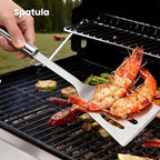 Grilling Accessories Tool Kit 4-Piece, Stainless Steel Barbeque Grilling Tools Set for Men with Carry Bag for Outdoor Grilling BBQ Tools Kit