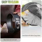Vakoo 7 Inch Springform Pan - Nonstick, Leakproof Cheesecake Pan for Baking, Easy Release, No Parchment Paper Needed