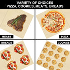 Pizza Stones Replacement Parts for Ooni Karu 16 Multi-Fuel Outdoor Pizza Oven Cordierite Baking Pizza Stones for Ooni Pizza Oven Stones Accessories for Bread, Pies,Pastry &Pizza