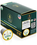 Teavity Organic Peppermint Ginger Tea Pods for Keurig - Decaf, 24 Count
