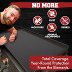 KITCHEN PERFECTION 28" Premium Silicone Griddle Cover Mat For Blackstone Griddle 28 Inch - Hermetic Protection From Rust & Debris All Year, Fits All Blackstone 28 Inch Models - Food Grade Silicone