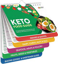 Keto Cheat Sheets Magnets Booklet - Keto Cookbook Meal Plan - Keto Diet Book for Beginners Over 60 - Keto Food Book Magnetic Chart - Weight Loss Low Carb Ketogenic Diet - Keto Food List Charts