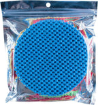 Super Z Outlet 12 Pack Multi-Purpose Manual Jar Gripper Pad Rounds, Bottle Openers, Blue/Green/Red/Yellow