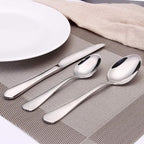 Silverware Set,SHARECOOK 20-Piece Stainless Steel Flatware Set,Kitchen Utensil Set Service for 4,Tableware Cutlery Set for Home and Restaurant, Dishwasher Safe
