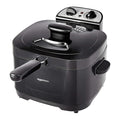 Amazon Basics 2.1-Qt (2.0L) Electric Deep Fryer with 8-Cup Oil Capacity, Adjustable Temperature Control, Timer, Easy Draining Removable Basket, Viewing Window, 1500W, Black