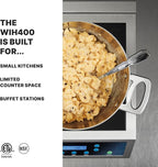 Waring Commercial Heavy-Duty Commercial Induction Range, 120V, 1800W