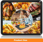 Air Fryer Grill Pan for Ninja Foodi DT251 DT201 DT200 Digital Countertop Oven, 13.6 * 11.6'' Air Fryer Grill Plate Crisper Plate Rack Accessories Replacement Parts Tray,Dishwasher Safe