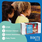 BāKIT Box Holiday Peppermint Trees Kit for Kids | DIY Christmas Cookie Decorating Kit | Fun Gingerbread House Alternative, Great Gift for Boys and Girls