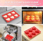 3D Diamond Heart Silicone Molds 2 Pack 12-Cavity Valentine Love Shape for Hot Cocoa Bombs, Chocolate, Cake, Soap, Jelly, Candy, Ice Cube DIY Baking & Party Gift Making