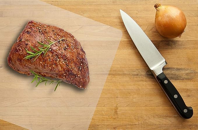 Better Kitchen Products 15" x 12" Extra Thick Flexible Frosted Clear Plastic Cutting Mats, Set of 6